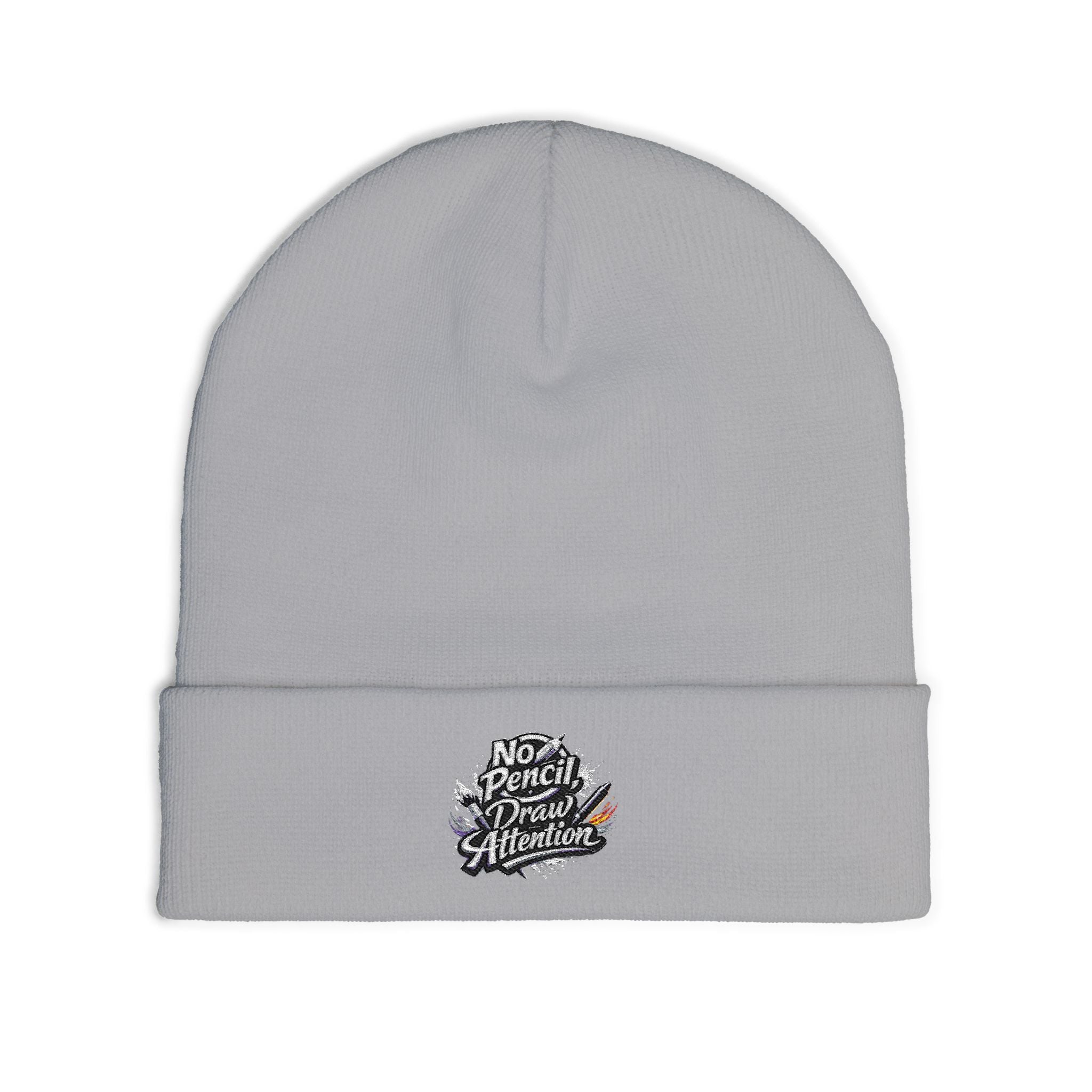 Embroidered 'Not My Problem' Knit Beanie – Cozy Winter Hat